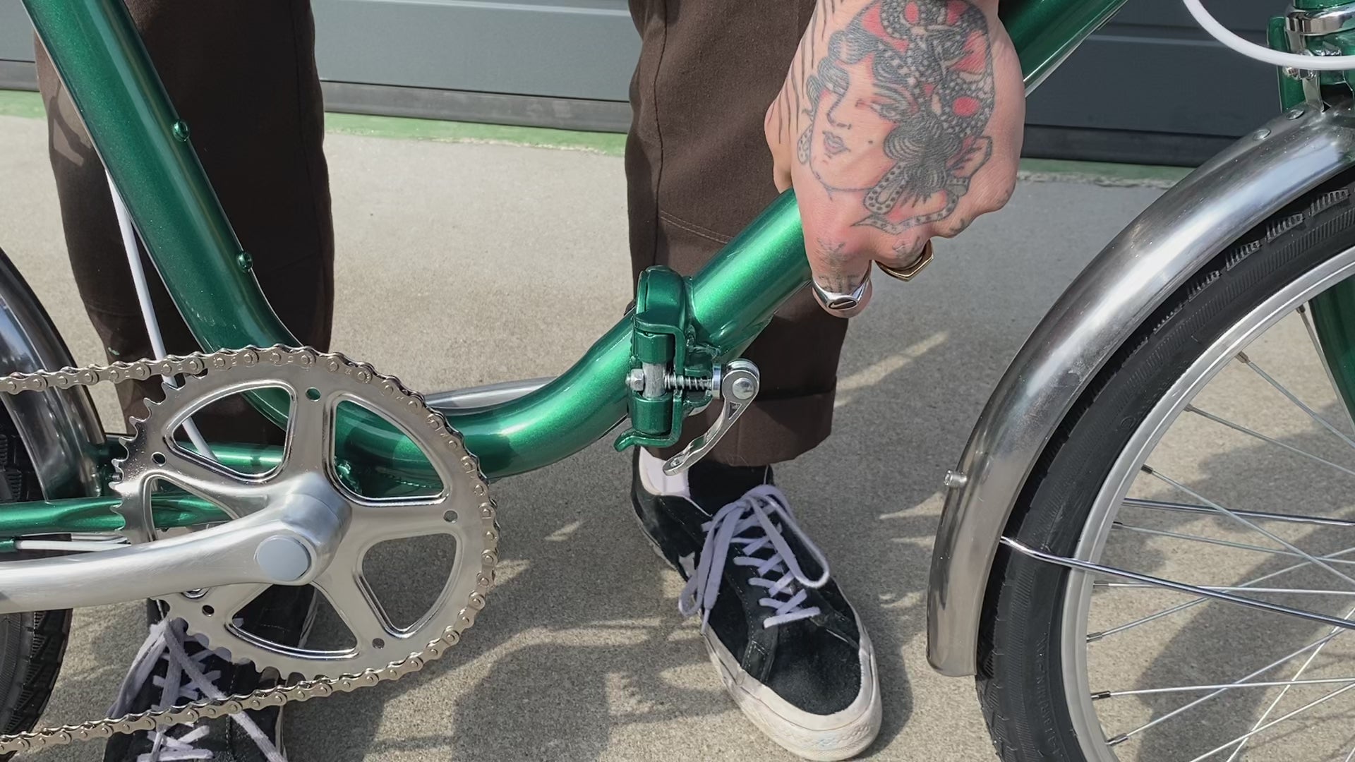 Folding bicycle Capri VITA Jungle Green 7V – capribikes